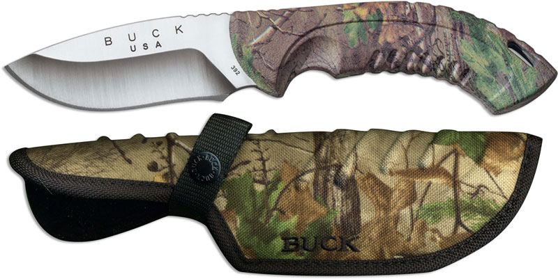 camo hunting knife