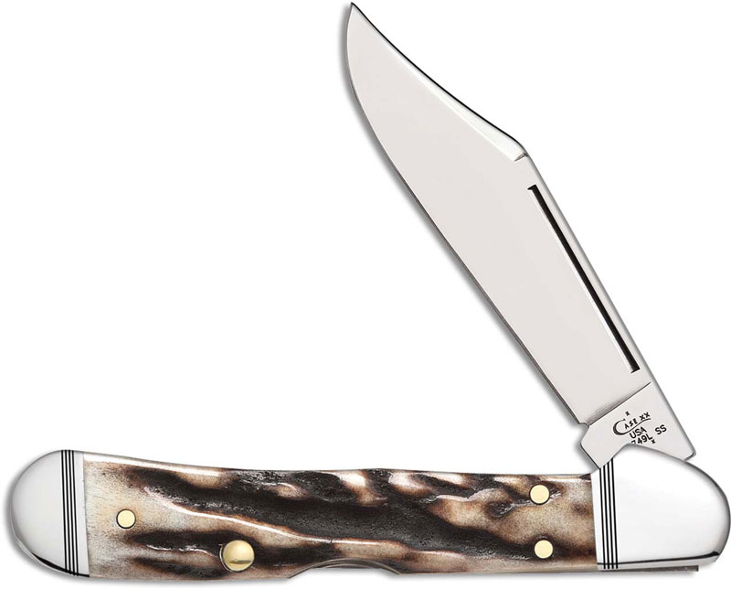 Case Mini CopperLock Knife 52959 Prime Vintage Stag V51749LSS Limited ...