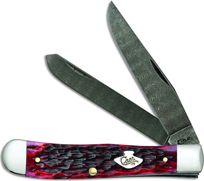 Case Doctor's Knife 74176 Limited Damascus Crimson Bone