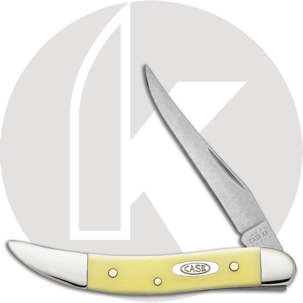 Case Knives Case Yellow CV Small Texas Toothpick Knife, CA-91