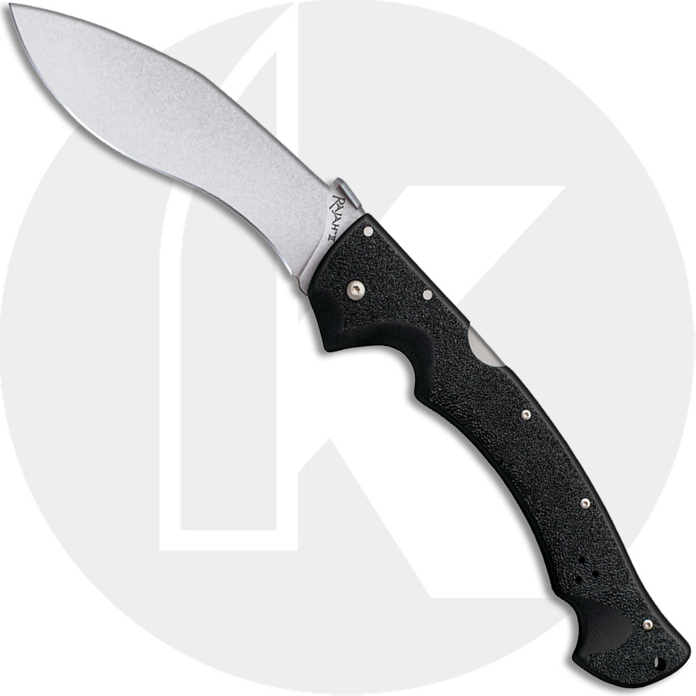 Cold Steel Rajah 2 Tri-Ad Black 62JL Lock Demko Andrew Kukri Folder Griv-Ex 10A Knife AUS Style