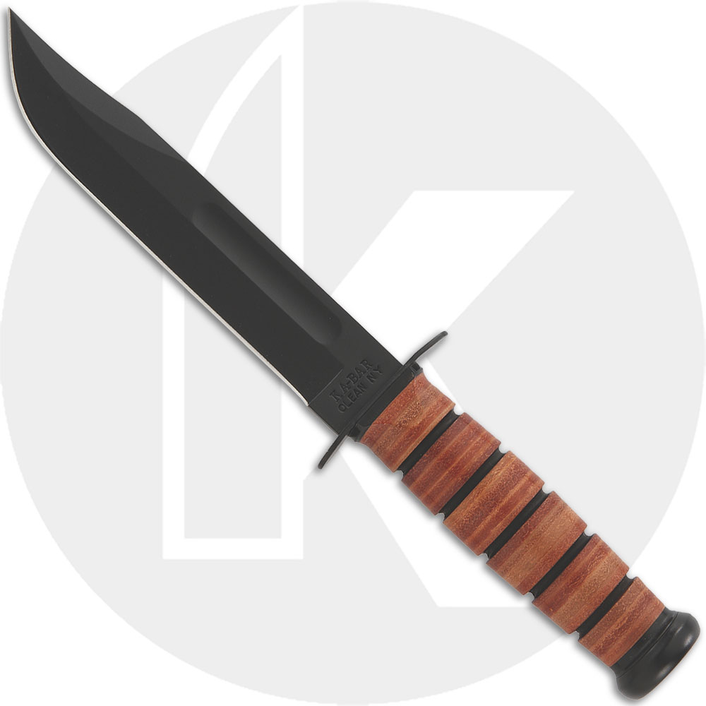 KABAR Knife, US Navy with Leather Sheath, KA-1225