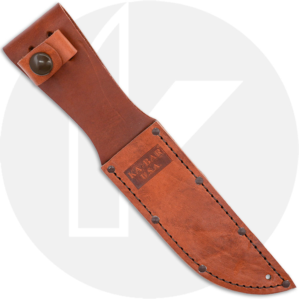 KA-BAR Knives Short KABAR Leather KA-BAR USA Marked Replacement Sheath, KA-1251S