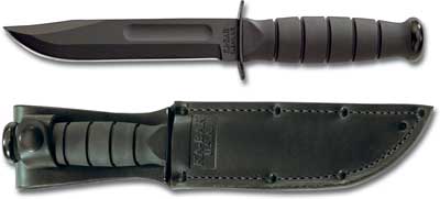  KA-BAR 1256S, Leather Sheath, Black,5-1/4-Inch : Tools