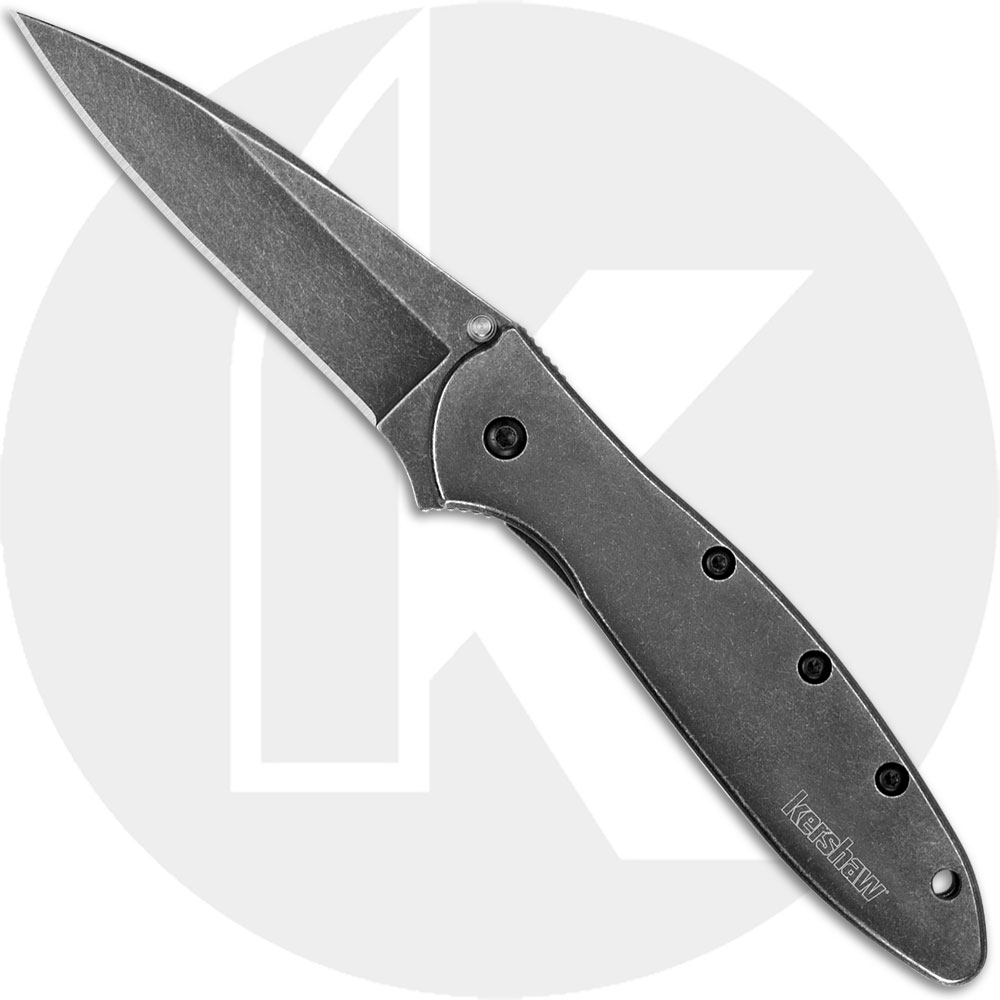 Kershaw Leek, BlackWash, KE-1660BLKW