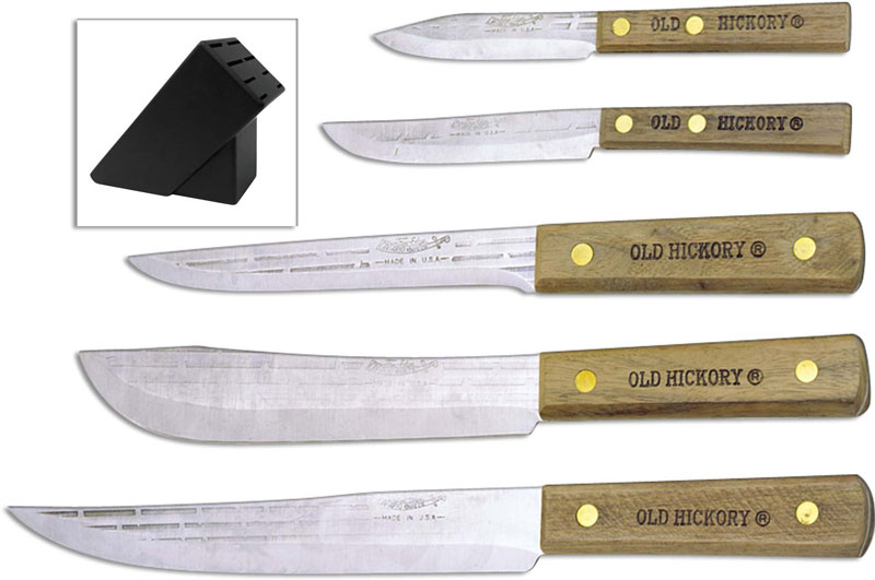 Old Hickory Block Set- Ontario Knife Company #7220