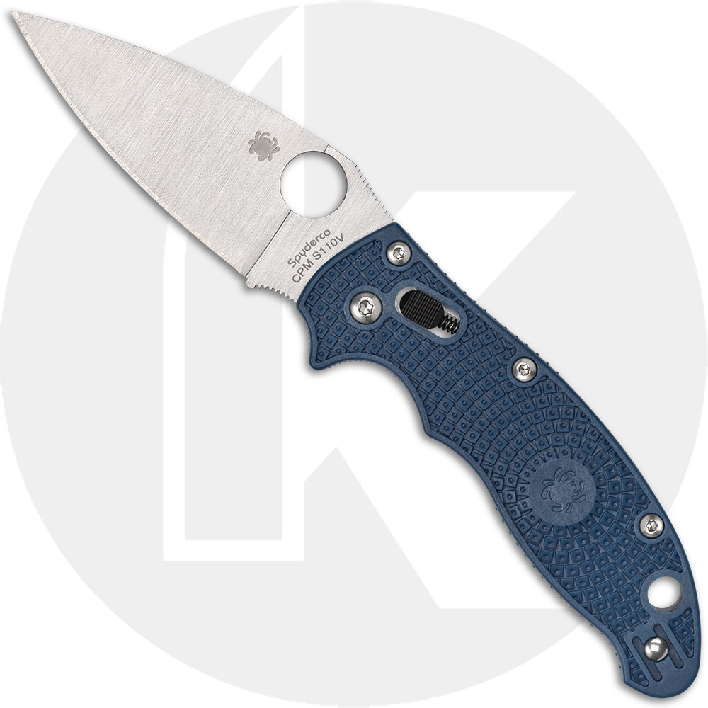 Spyderco Manix2 Knife, Dark Blue CPMS110V, SP-C101PDBL2