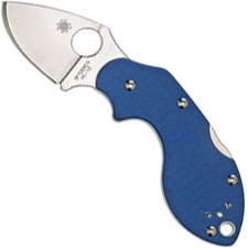 Spyderco Limited Lava Knife, Blue G10, SP-C110GPBL - Discontinued Item  Serial # - BNIB