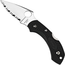 Spyderco Dragonfly 2 FRN C28SBK2 - Serrated Blade - Discontinued Item - Serial Numbered - BNIB