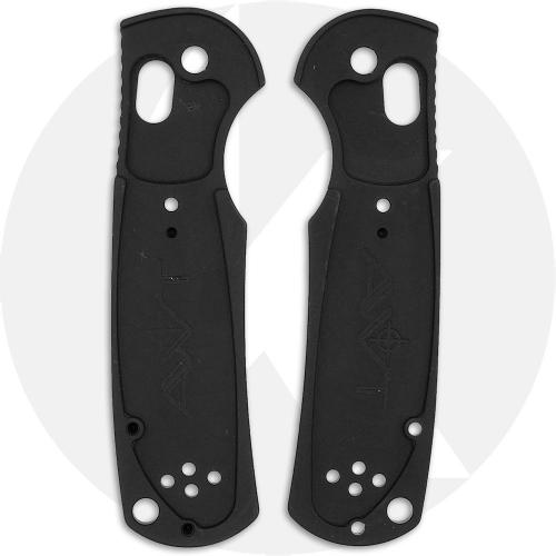 AWT Benchmade Mini Griptilian Scales - Archon Series - Black Anodized - USA Made