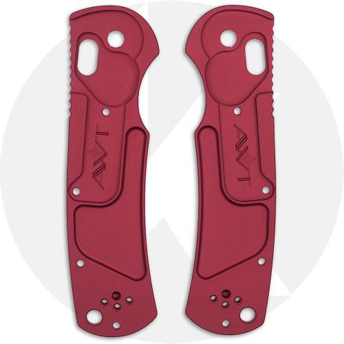 AWT Hogue RSK MK1-G2 Scales - Archon Series - Weathered Red Anodized - USA Made