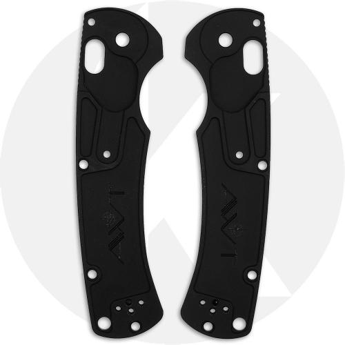 AWT Benchmade Taggedout Scales - Archon Series - Black Anodized - USA Made