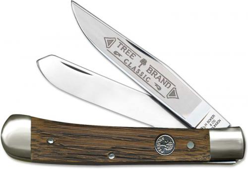 Boker Trapper 112525OT Oak Handle Traditional Pocket Knife Made in Germany