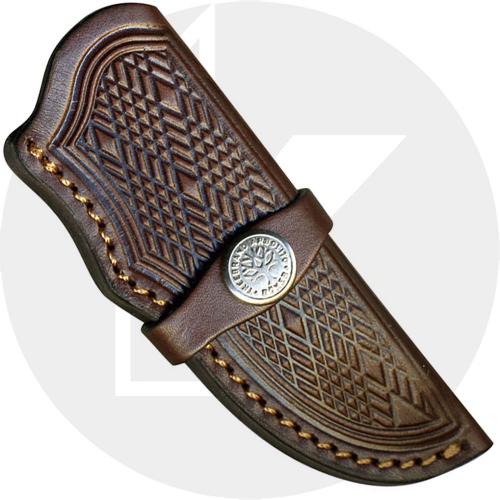 Boker Knives: Boker Pocket Knife Sheath, Brown Leather, BK-90035