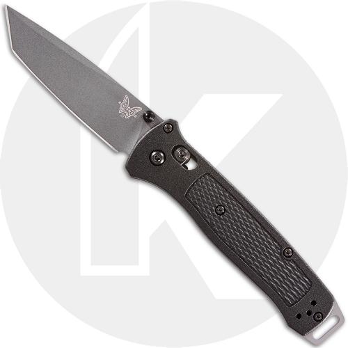 Benchmade 537GY Bailout Knife Gray Cerakote 3V Tanto Black Grivory AXIS Lock Folder USA Made