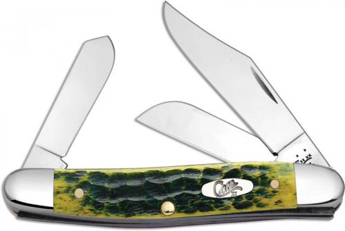 Case Stockman Knife, Green Apple Bone, CA-10283