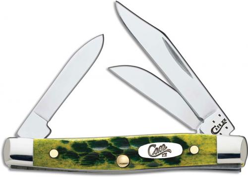 Case Small Stockman Knife, Green Apple Bone, CA-10285