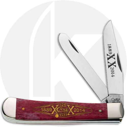 Case Trapper 10654 Knife - 125th Anniversary - Smooth Old Red Bone - 6254SS - Discontinued - BNIB