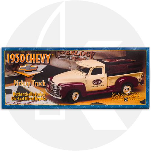 Case 01868 1997 ERTL Truck - 3rd Edition - 1950 Chevy Pickup Truck - Chestnut Brown Bone Peanut - Discontinued - BNIB