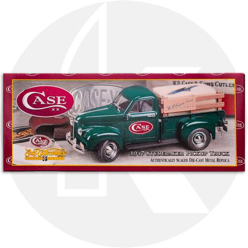 Case 01872 1999 ERTL Truck - 5th Edition - 1947 Studebaker Pickup Truck - Navy Bone Small Pen - Discontinued - BNIB