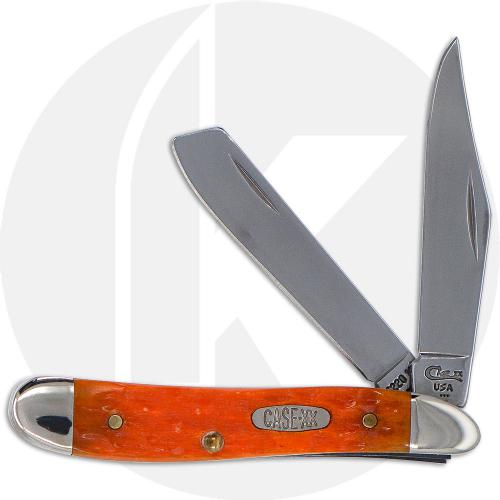 Case Trapper Nut Knife 02169 - Persimmon Bone - 6220 1 / 2SS - Discontinued - BNIB