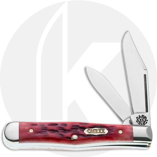 Case Select Small Coke Bottle 02404 Knife - Pocket Worn Red Bone - 6225 1/2 SSM - Discontinued - BNIB