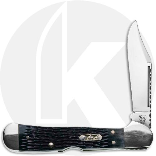 Case Select CopperLock 02436 Knife - Pitch Black Bone - 61549LSS - Discontinued - BNIB