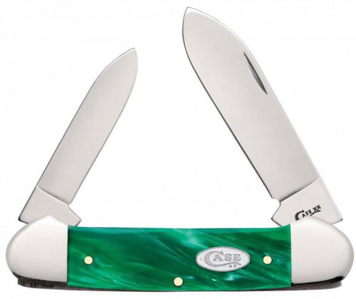 Case Canoe Knife 27377 Green Pearl Kirinite 102131SS