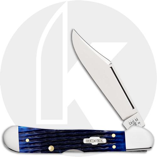 Case Knives: Case Mini CopperLock Knife, Blue Bone, CA-2864