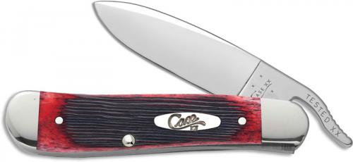 Case RussLock Knife, Barnboard Crimson Bone, CA-29142