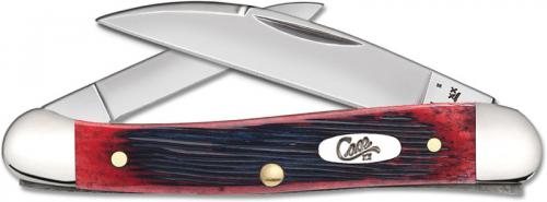 Case Mini Copperhead Knife, Barnboard Crimson Bone, CA-29144