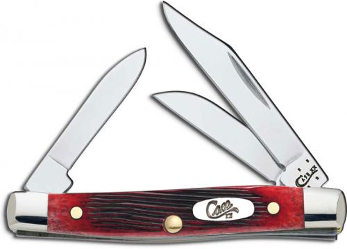 Case Small Stockman Knife, Barnboard Crimson Bone, CA-29146