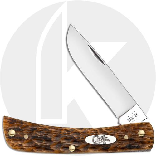 Case Sod Buster Jr Knife 30092 Amber Bone CV 6137CV