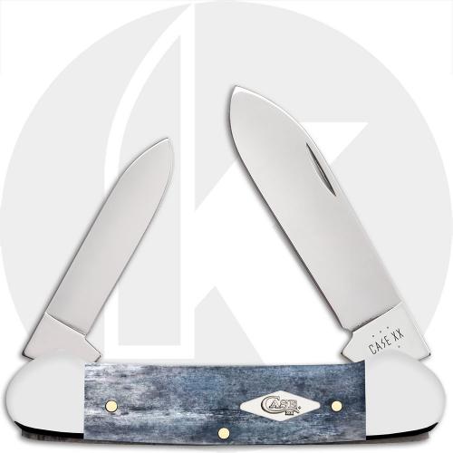 Case XX Canoe 34202 Knife - Smooth Gray Bone - 62131SS