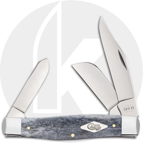 Case XX Large Stockman 34203 Knife - Smooth Gray Bone - 6375SS