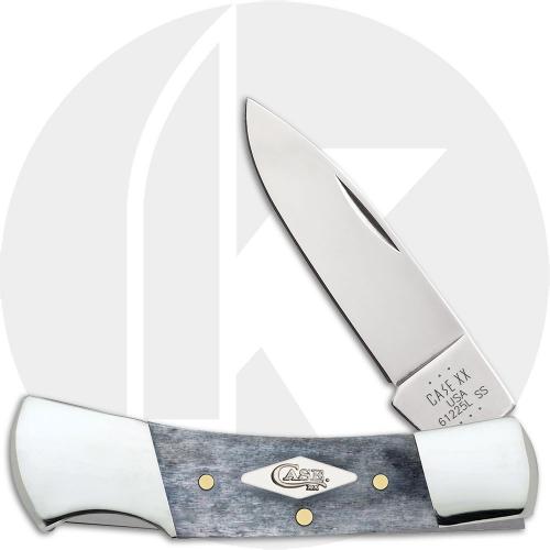 Case XX Lockback 34205 Knife - Smooth Gray Bone - 61225LSS