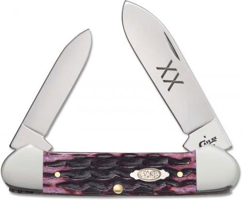 Case Canoe Knife 47523 Cabernet Bone 62131SS