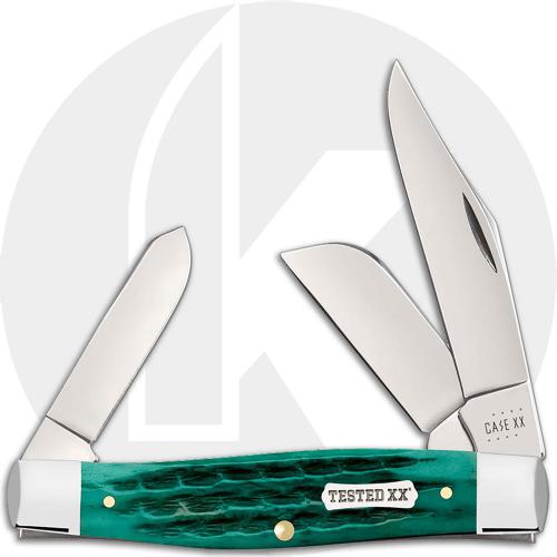 Case Large Stockman Knife 48939 - Jade Bone - 6375SS