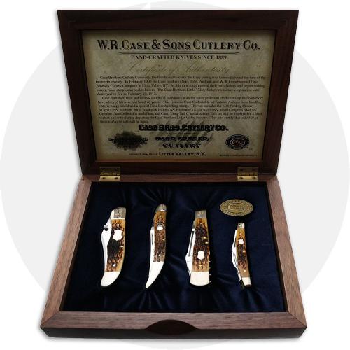 Case Brothers 05283 Little Valley Commemorative Set - Antique Bone - Discontinued - BNIB