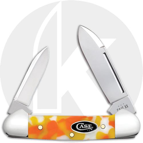 Case XX Baby Butterbean 53755 Knife - Smooth Candy Corn Kirinite - 102132SS