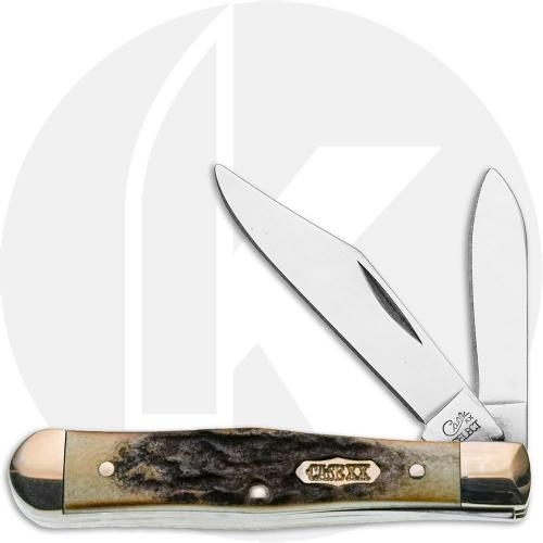 Case Select Swell Center Jack 05405 Knife - European Stag - 5225 1/2SS - Discontinued - BNIB