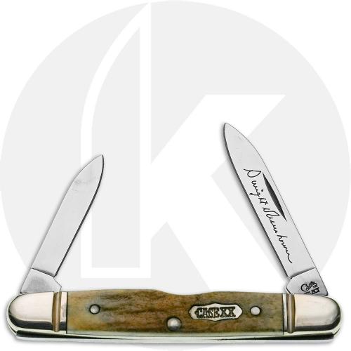 Case Select Eisenhower 05406 Knife - Elk Horn - 05263SS - Discontinued - BNIB