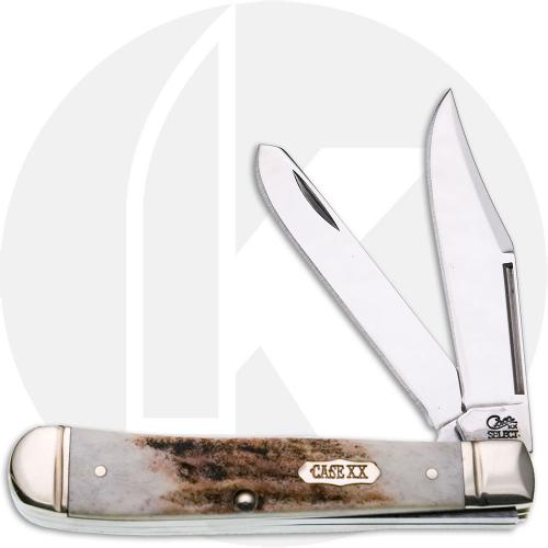 Case Select Trapper 05412 Knife - Elk Horn - 5254SS - Discontinued - BNIB