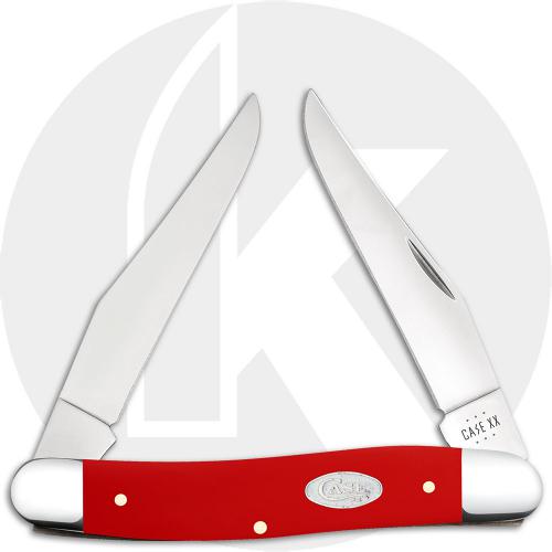 Case XX Muskrat 56986 Knife - Smooth Red Synthetic - MUSKRATSS