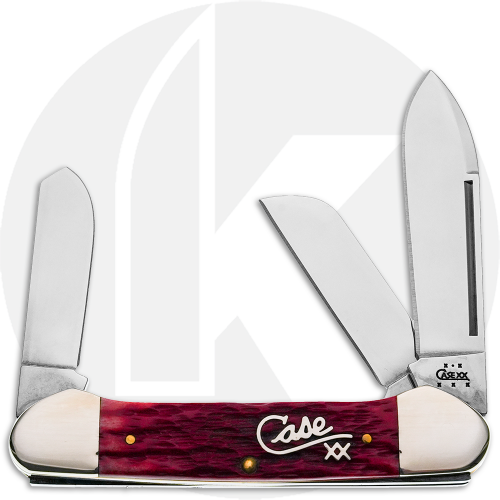 Case XX Gunboat 05921 Knife - Jigged Dark Red Bone - 6394SS - Discontinued - BNIB