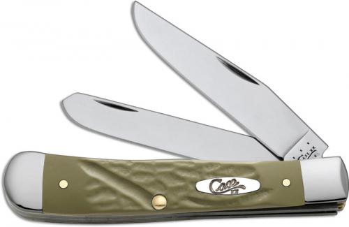 Case Trapper Knife, Rough Olive Green, CA-63721