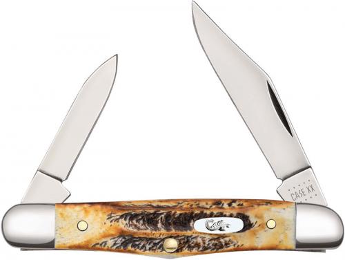 Case Half Whittler Knife 65320 BoneStag 6.5208SS