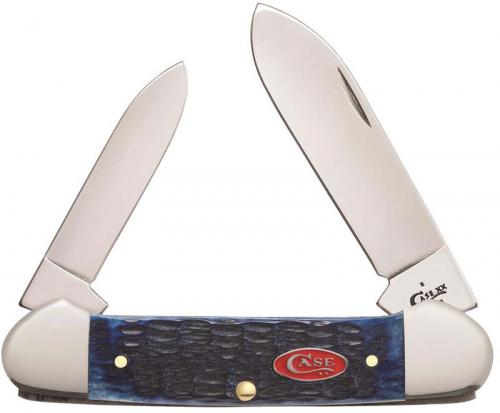 Case Canoe Knife 07309 Navy Blue Bone 62131SS