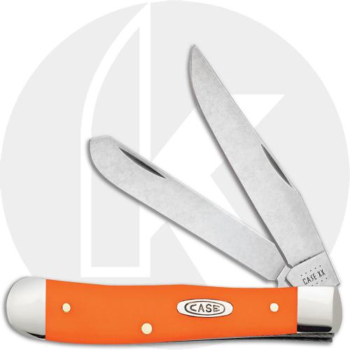 Case Trapper Knife, Smooth Orange Synthetic, CA-80500