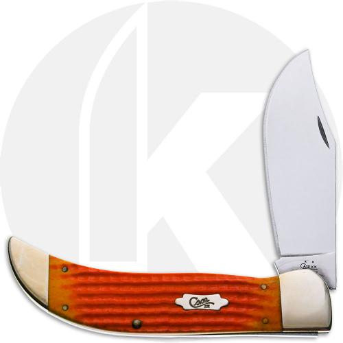 Case XX Clasp 08503 Knife - Jigged Orange Peel Bone - 6172SS - Discontinued - BNIB